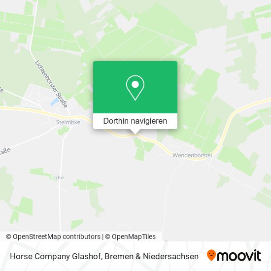 Horse Company Glashof Karte