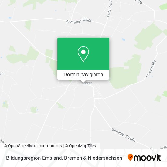 Bildungsregion Emsland Karte