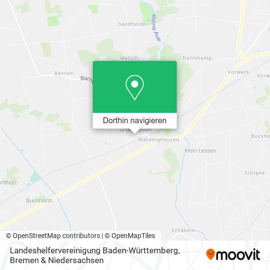 Landeshelfervereinigung Baden-Württemberg Karte