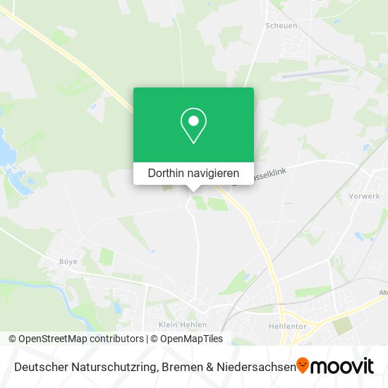 Deutscher Naturschutzring Karte
