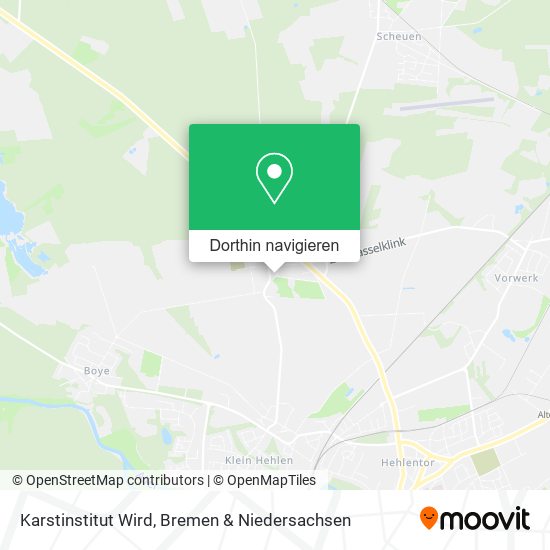 Karstinstitut Wird Karte