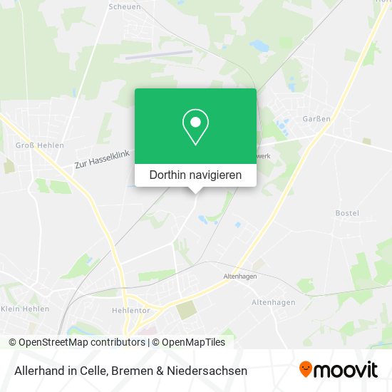 Allerhand in Celle Karte
