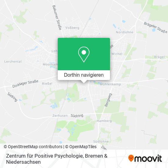 Zentrum für Positive Psychologie Karte