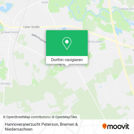Hannoveranerzucht Peterson Karte