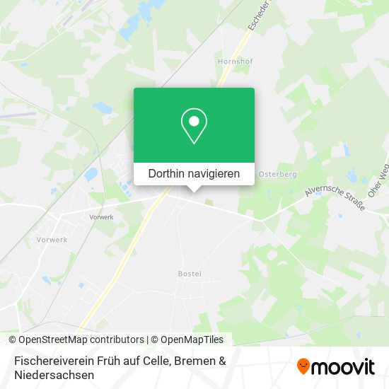 Fischereiverein Früh auf Celle Karte