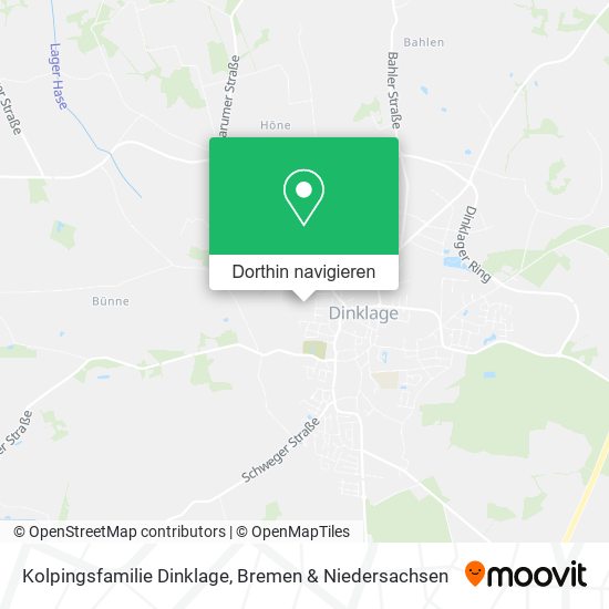 Kolpingsfamilie Dinklage Karte
