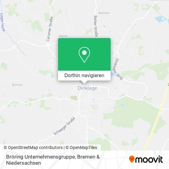 Bröring Unternehmensgruppe Karte