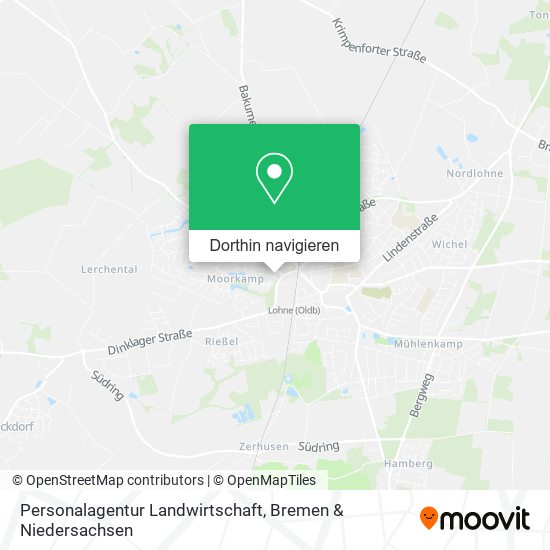 Personalagentur Landwirtschaft Karte