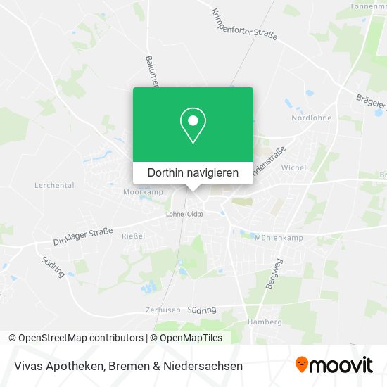 Vivas Apotheken Karte