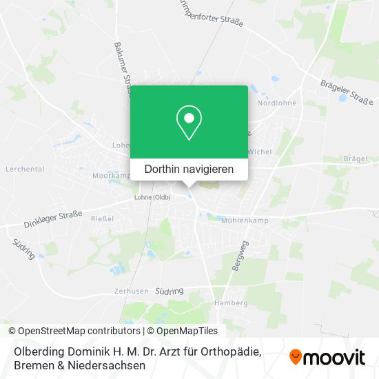 Olberding Dominik H. M. Dr. Arzt für Orthopädie Karte