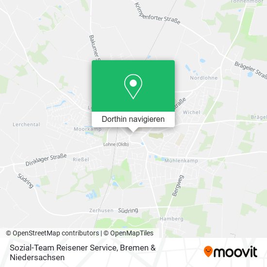 Sozial-Team Reisener Service Karte