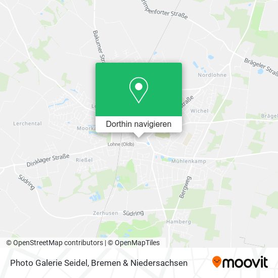 Photo Galerie Seidel Karte