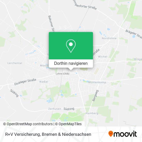 R+V Versicherung Karte