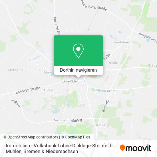 Immobilien - Volksbank Lohne-Dinklage-Steinfeld-Mühlen Karte