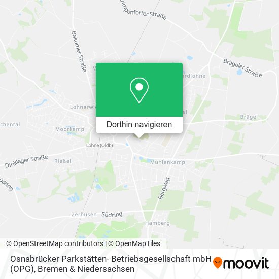 Osnabrücker Parkstätten- Betriebsgesellschaft mbH (OPG) Karte