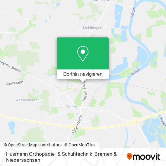 Husmann Orthopädie- & Schuhtechnik Karte