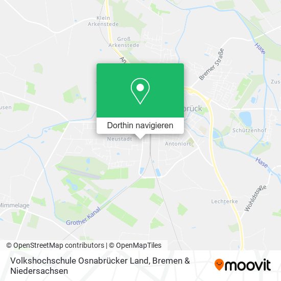 Volkshochschule Osnabrücker Land Karte
