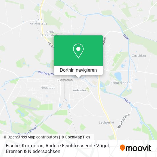 Fische, Kormoran, Andere Fischfressende Vögel Karte