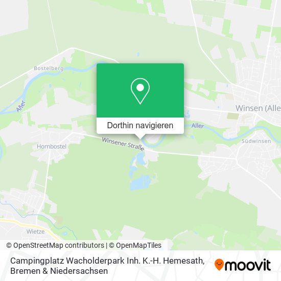 Campingplatz Wacholderpark Inh. K.-H. Hemesath Karte