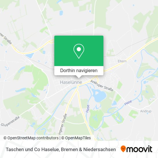 Taschen und Co Haselue Karte