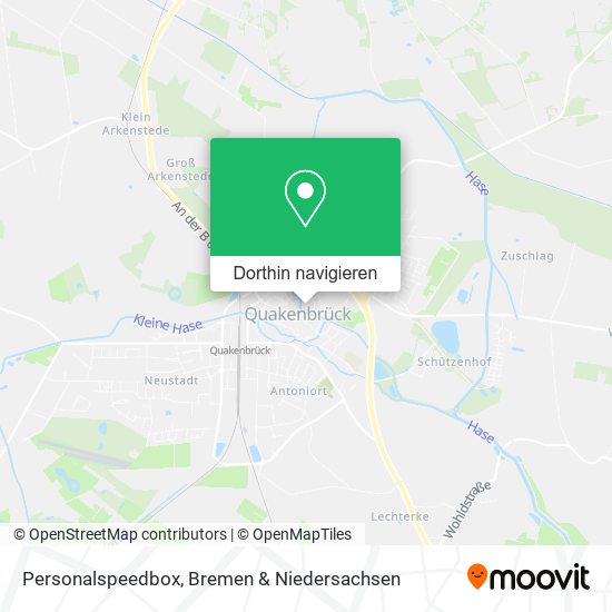 Personalspeedbox Karte
