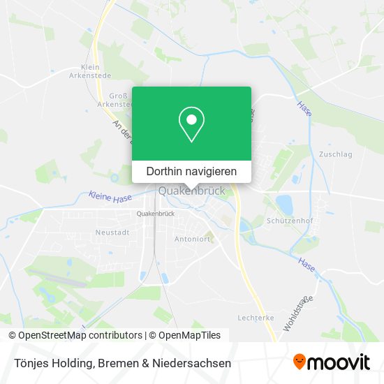 Tönjes Holding Karte