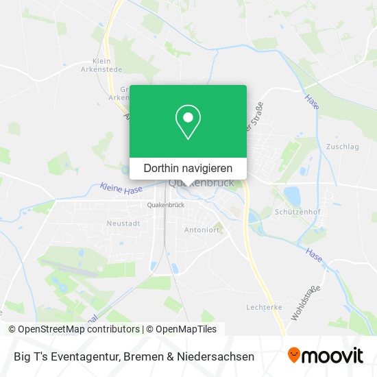 Big T's Eventagentur Karte