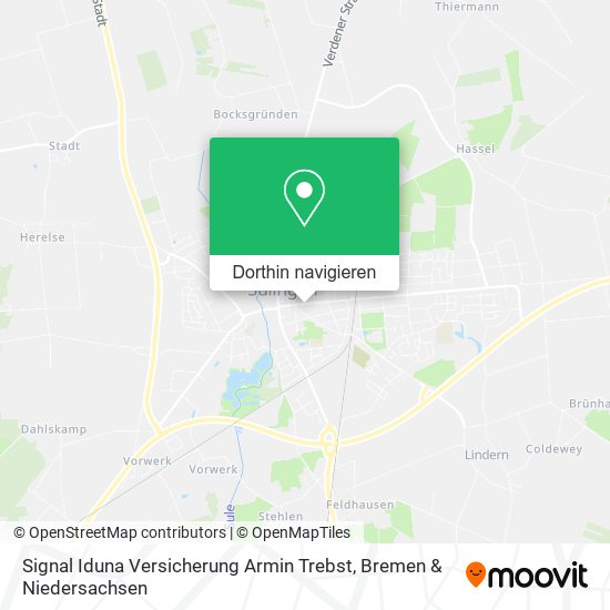 Signal Iduna Versicherung Armin Trebst Karte