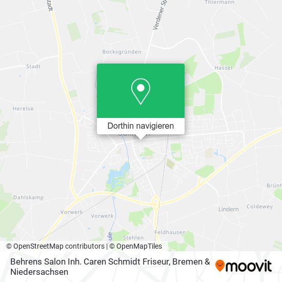 Behrens Salon Inh. Caren Schmidt Friseur Karte