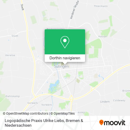 Logopädische Praxis Ulrike Liebs Karte