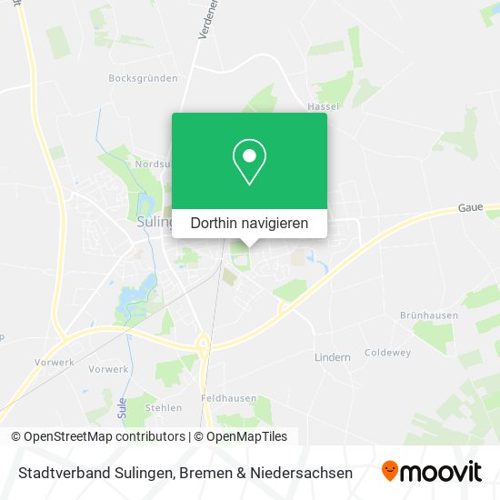 Stadtverband Sulingen Karte
