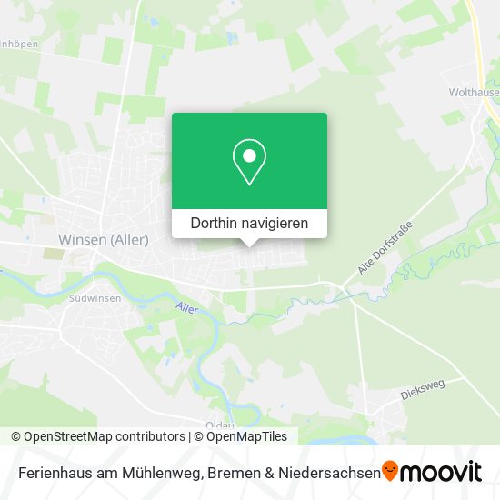 Ferienhaus am Mühlenweg Karte