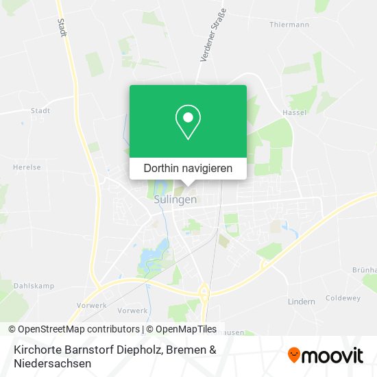 Kirchorte Barnstorf Diepholz Karte