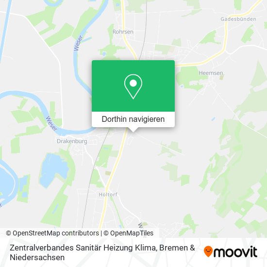 Zentralverbandes Sanitär Heizung Klima Karte