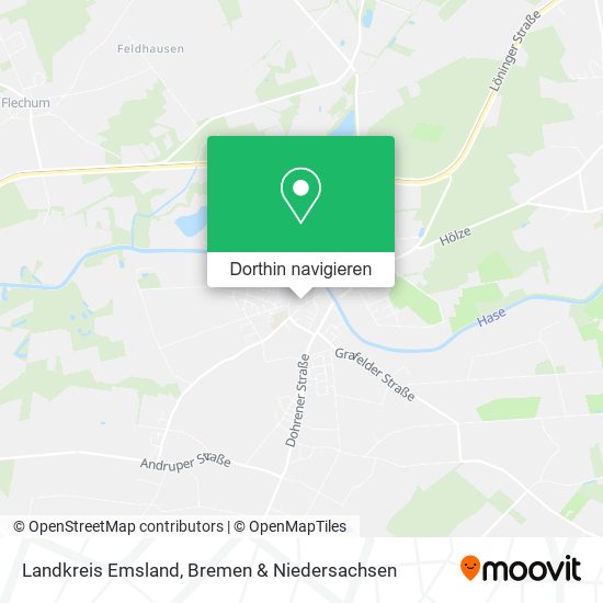 Landkreis Emsland Karte