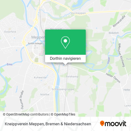 Kneippverein Meppen Karte