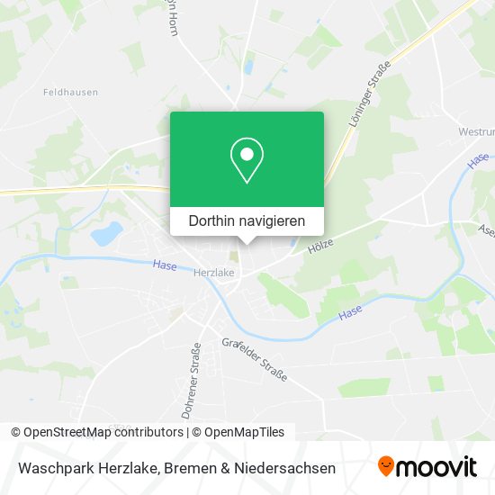 Waschpark Herzlake Karte