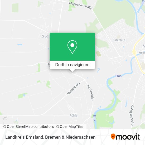 Landkreis Emsland Karte