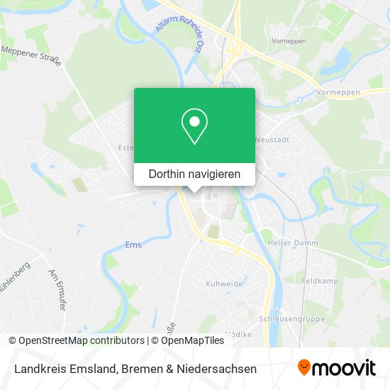 Landkreis Emsland Karte