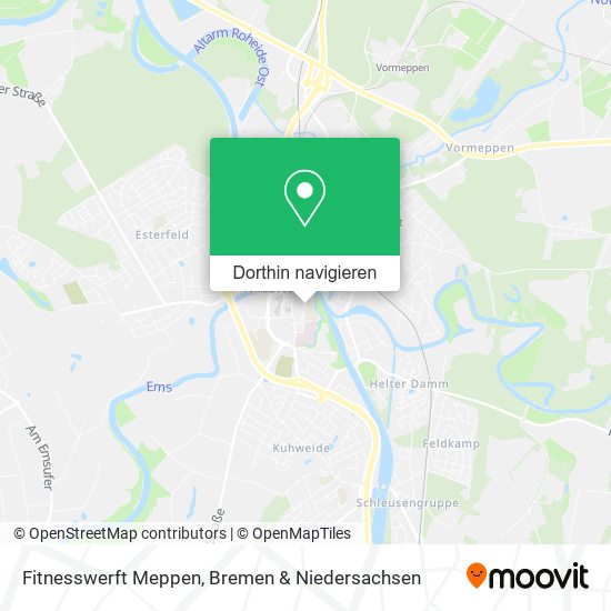 Fitnesswerft Meppen Karte