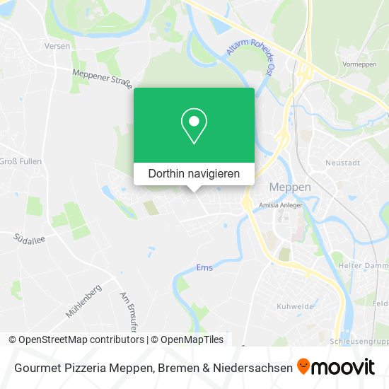 Gourmet Pizzeria Meppen Karte