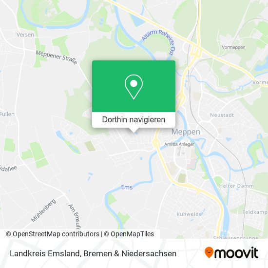 Landkreis Emsland Karte