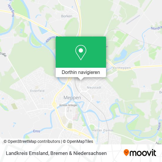 Landkreis Emsland Karte