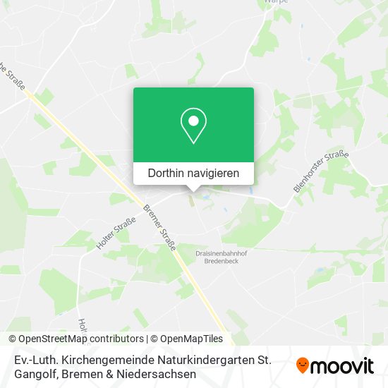 Ev.-Luth. Kirchengemeinde Naturkindergarten St. Gangolf Karte