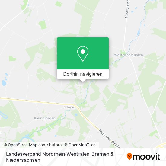 Landesverband Nordrhein-Westfalen Karte