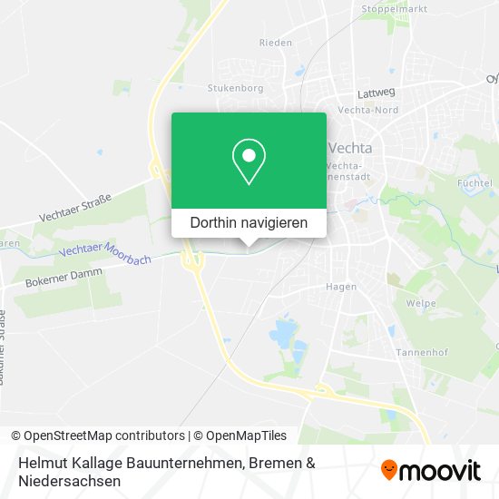 Helmut Kallage Bauunternehmen Karte
