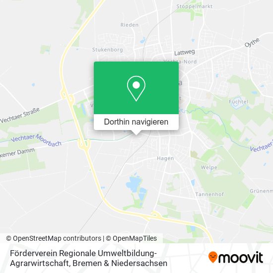 Förderverein Regionale Umweltbildung-Agrarwirtschaft Karte