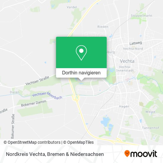 Nordkreis Vechta Karte