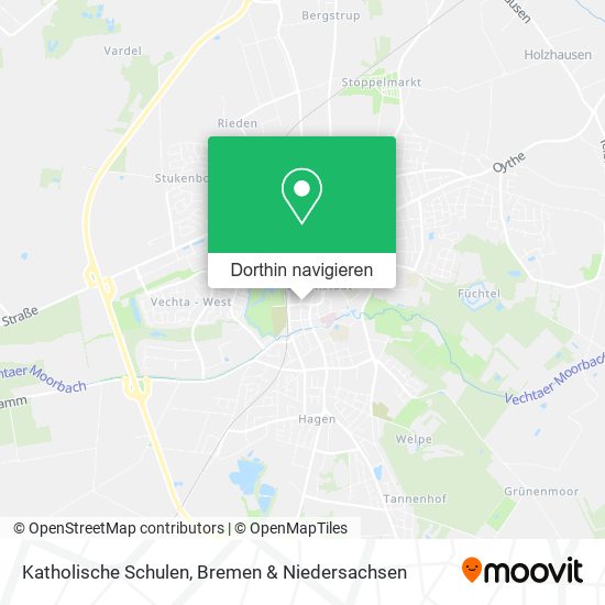 Katholische Schulen Karte