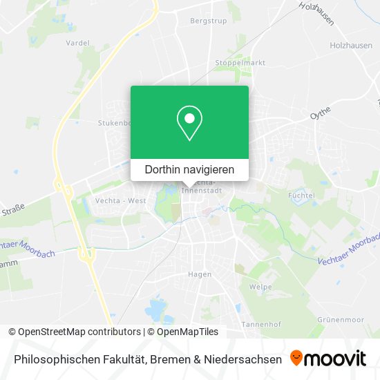 Philosophischen Fakultät Karte
